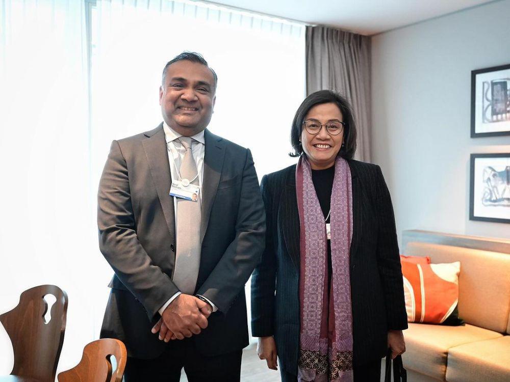 Diterpa Isu Mundur, Sri Mulyani Masih Jalani Tugas Negara ke Davos