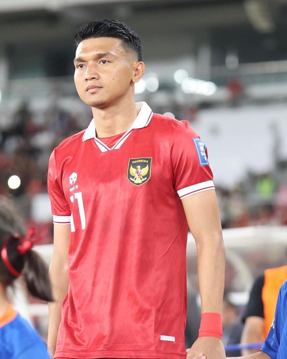Dendy Sulistyawan berseragam Timnas Indonesia. (instagram.com/dendy_22)