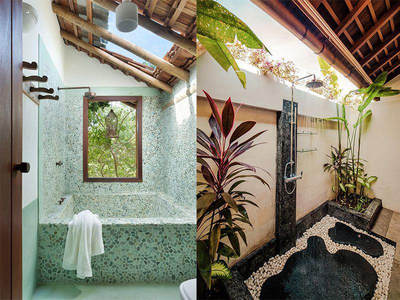 10 Inspirasi Shower Room Bernuansa Alam yang Bikin Rileks saat Mandi