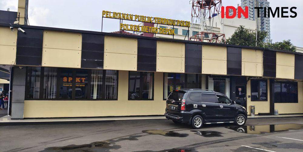 Halaman kantor Polres Metro Depok. (IDNTimes/Dicky)