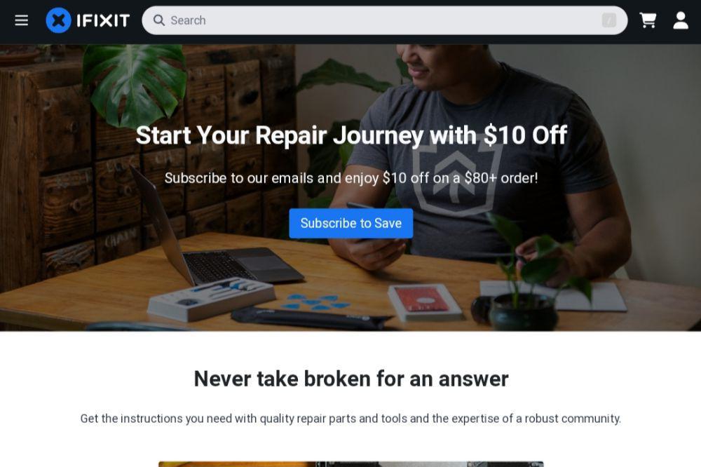 ilustrasi website berguna (ifixit.com)