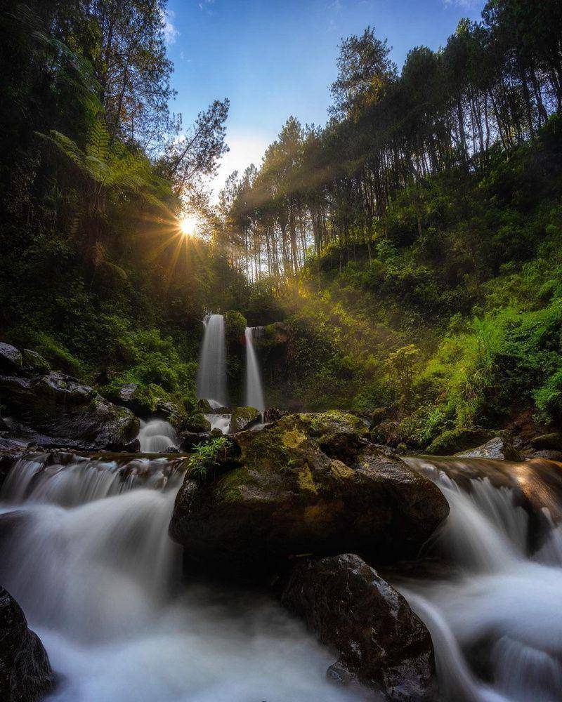 potret Air Terjun Grenjengan Kembar (instagram.com/eswlie)