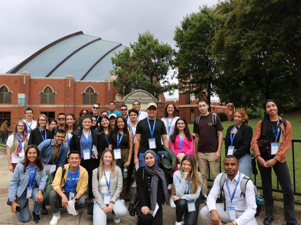 Mahasiswa asing penerima beasiswa Fulbright mengikuti salah satu program untuk mengenal sejarah gerakan sosial di Amerika Serikat (instagram.com/the_fulbright_program)