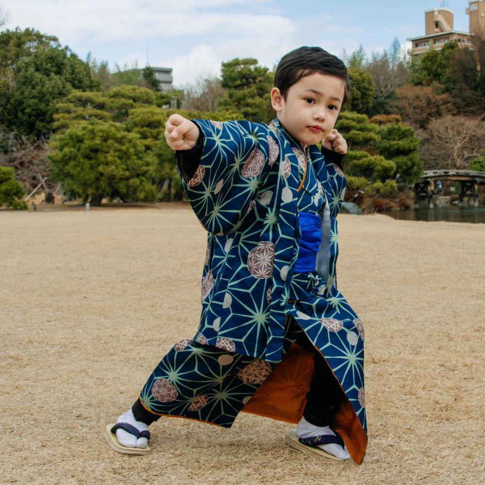 potret Saka pakai kimono (instagram.com/andhiiikapratama)