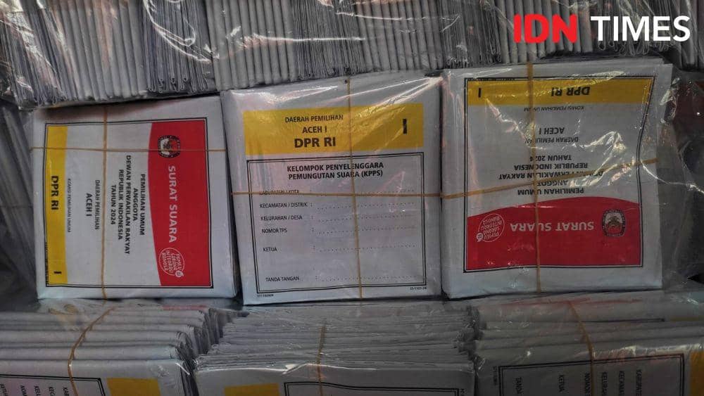 Surat suara. (IDN Times/Mhd Saifullah)