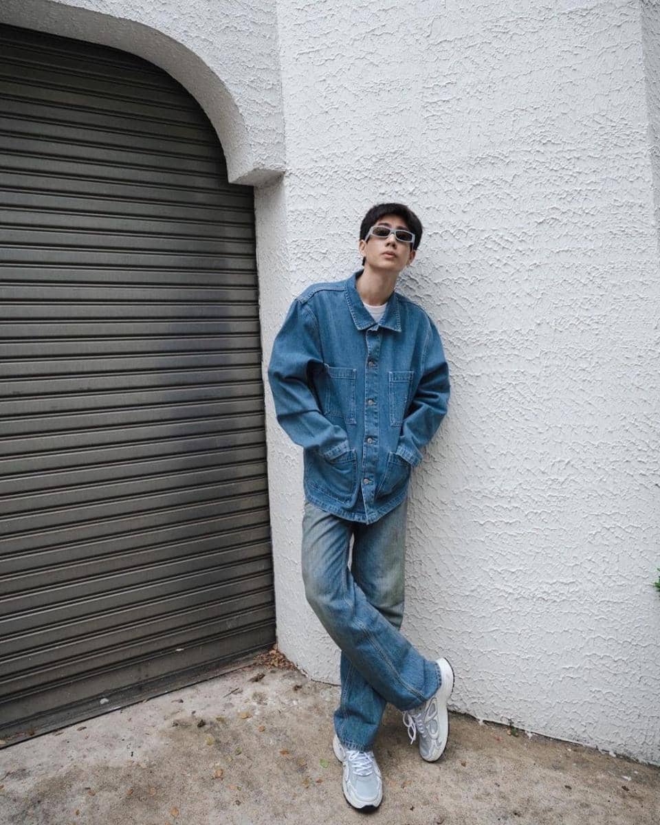 inspirasi outfit denim ala Off Jumpol (instagram.com/tumcial)
