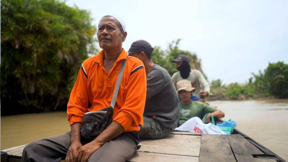Azizi Ketua Kelompok Tani Cinta Mangrove (KTCM) Pantai Sejarah Batubara (Dok.Inalum)