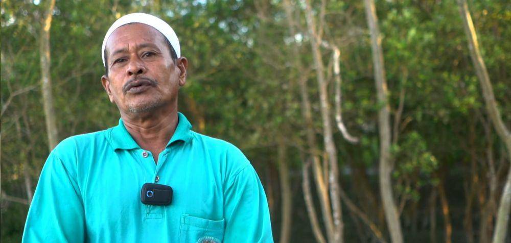 Azizi Ketua Kelompok Tani Cinta Mangrove (KTCM) Pantai Sejarah Batubara (Dok.Inalum)