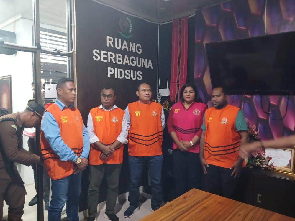 Lima Anggota KPU Aru Ditahan Terkait Korupsi Dana Hibah Pilkada