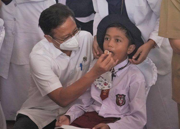 ilustrasi imunisasi polio (dok. Kemenkes)