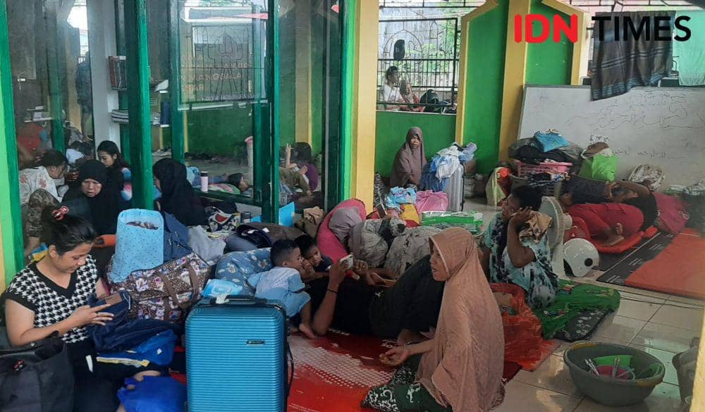 Pengungsi Banjir di Antang Makassar Terus Bertambah