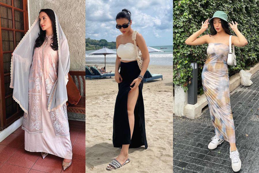 8 OOTD Kaneishia Yusuf Anak Dede Yusuf, Banyak Styling Dress!