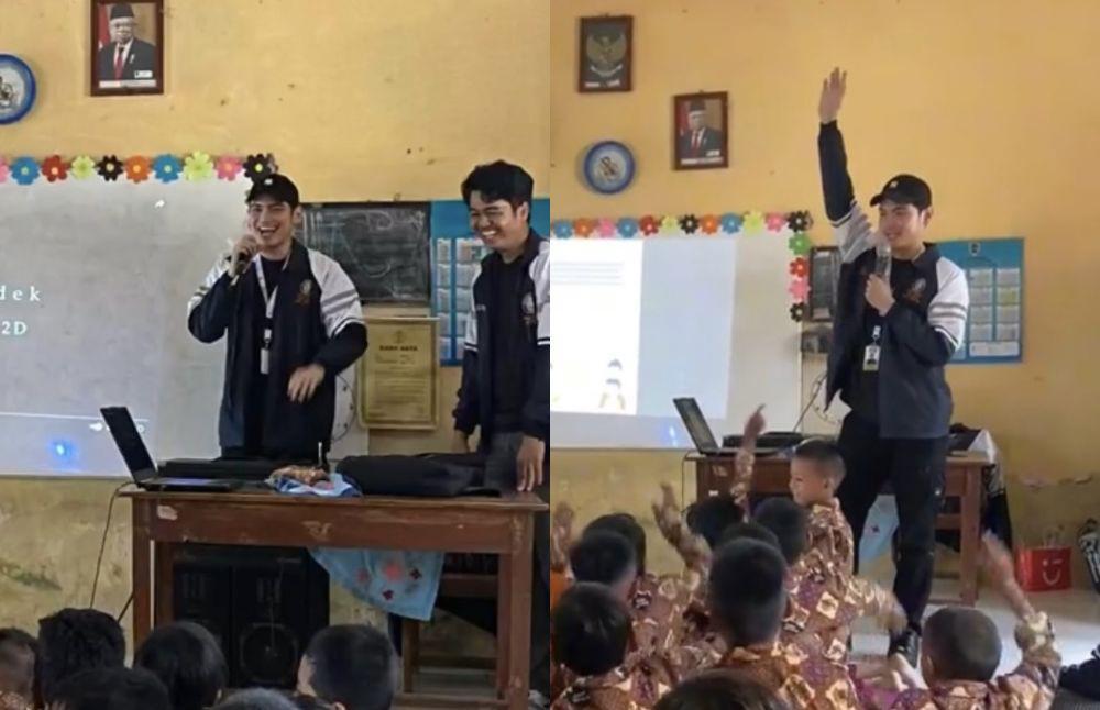 7 Potret Irzan Faiq KKN di Klaten, Vibe Kating Banget!
