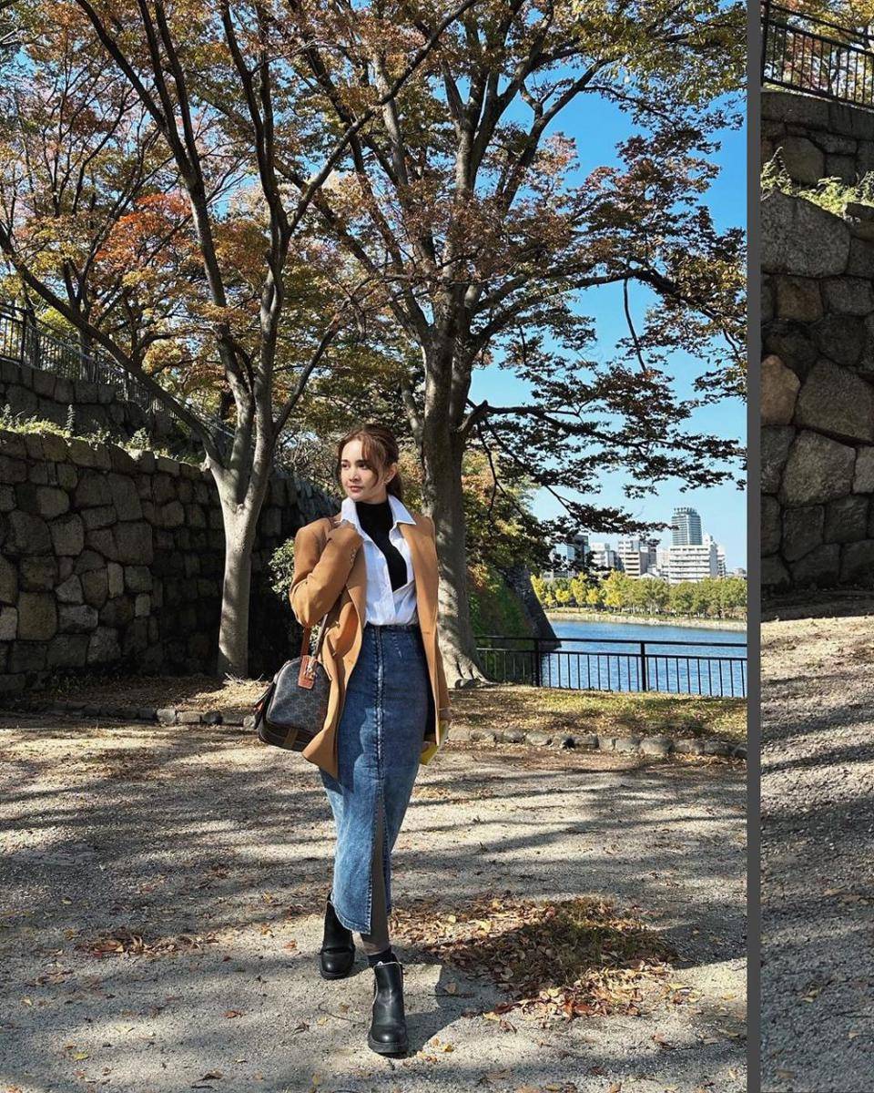 style Michelle Ziudith dengan blazer (instagram.com/michelleziu)