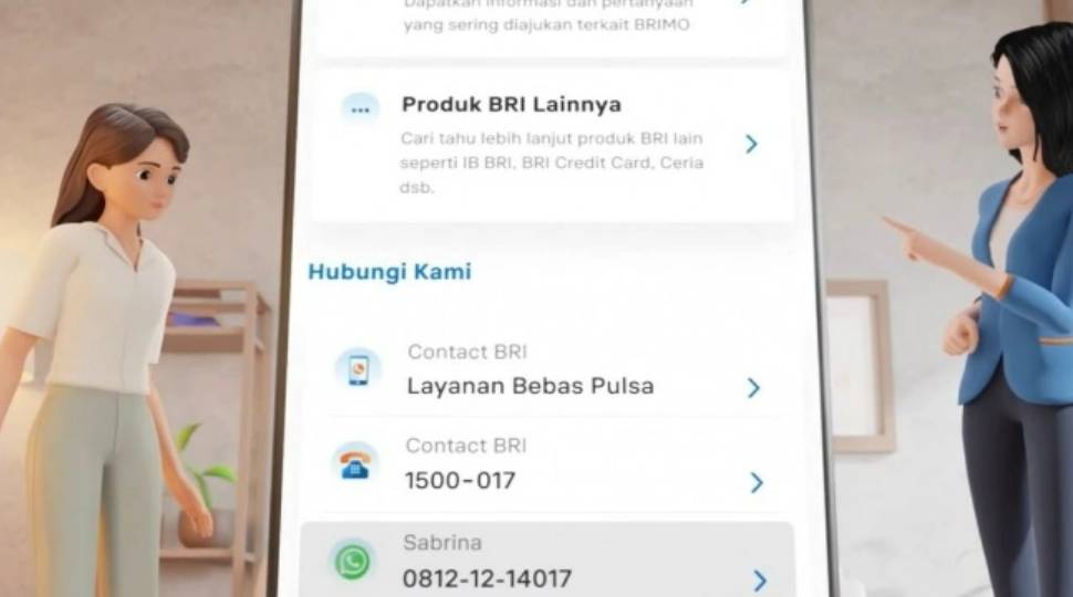Ilustrasi Contact BRI. (YouTube/ Bank BRI)