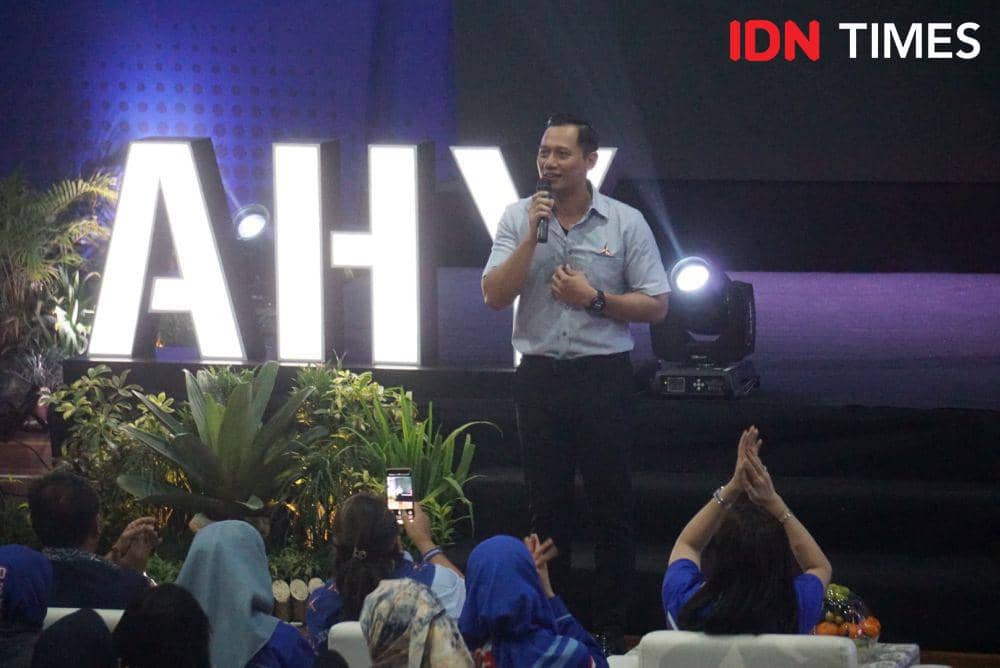 Ketua Umum Partai Demokrat, Agus Harimurti Yudhoyono. (IDN Times/Herlambang Jati Kusumo)
