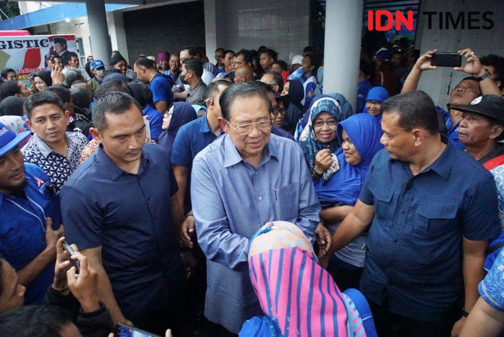 Turun Gunung, SBY Ajak Warga Jogja Memilih Prabowo Subianto