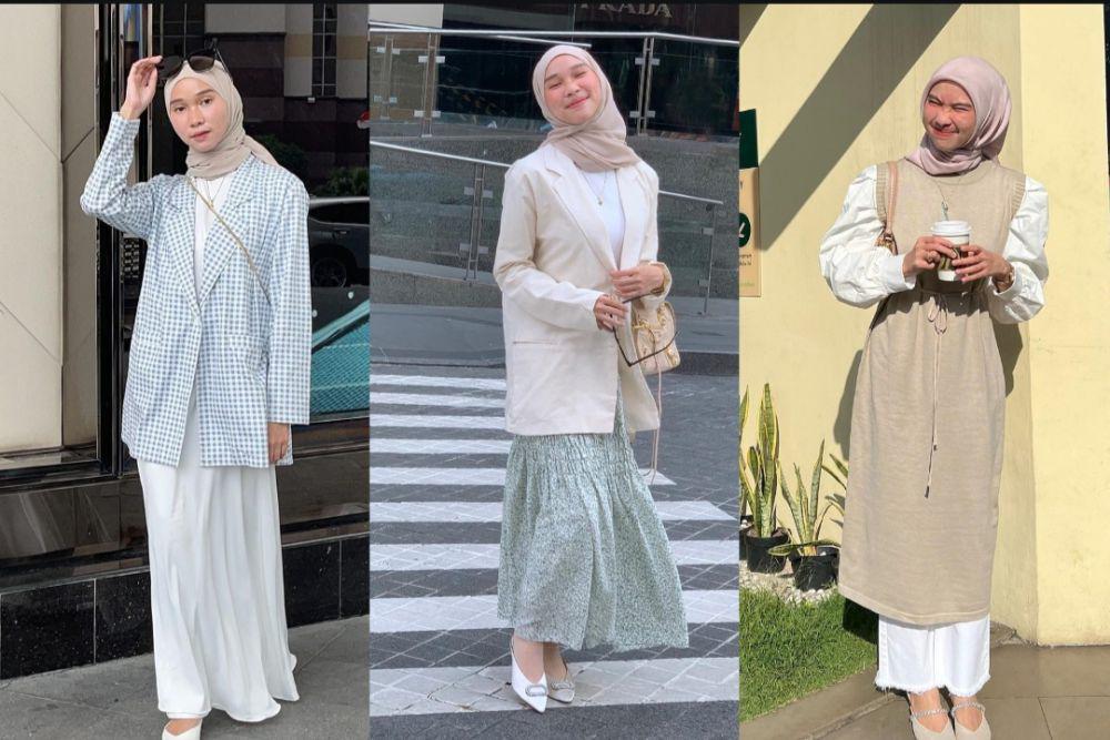 8 Ide OOTD Hijab buat Ngantor ala Astri Ratnasari, Stunning!