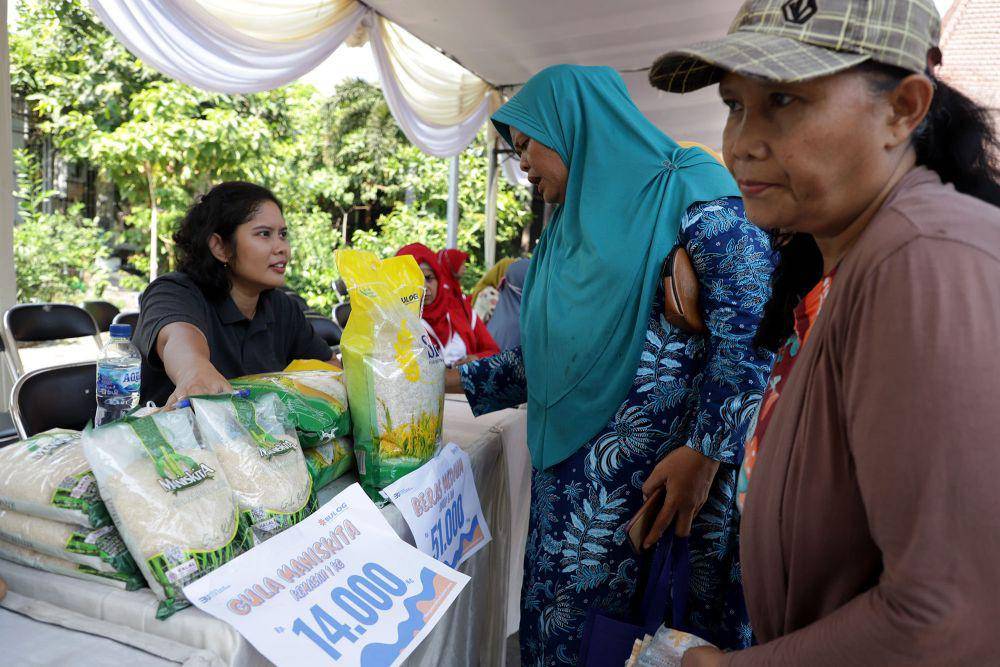 Stok bahan pangan Surabaya. (Dok. Diskominfo Kota Surabaya)