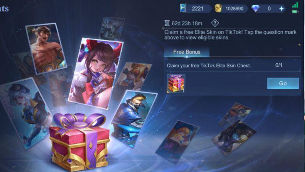 Tampilan laman event MLBB x TikTok. (dok. Moonton/Mobile Legends)