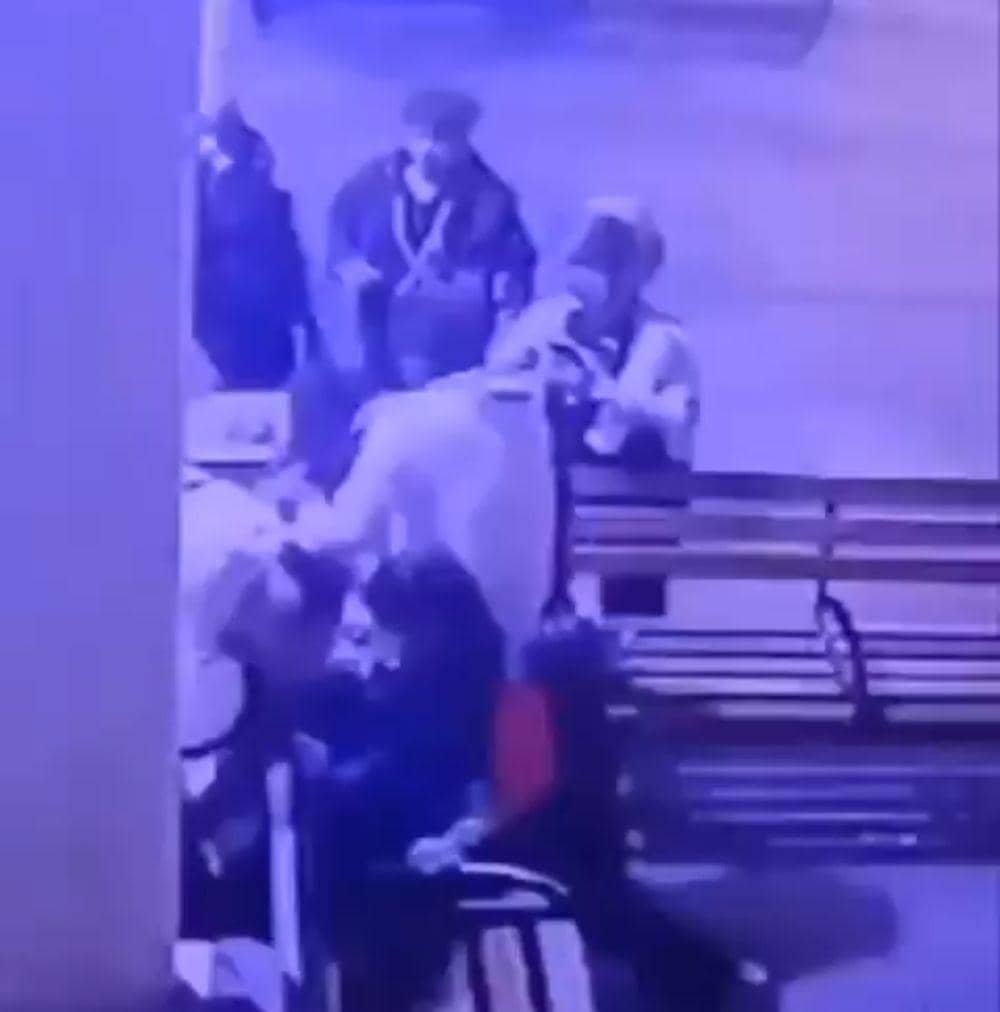 Tangkapan layar video di media sosial