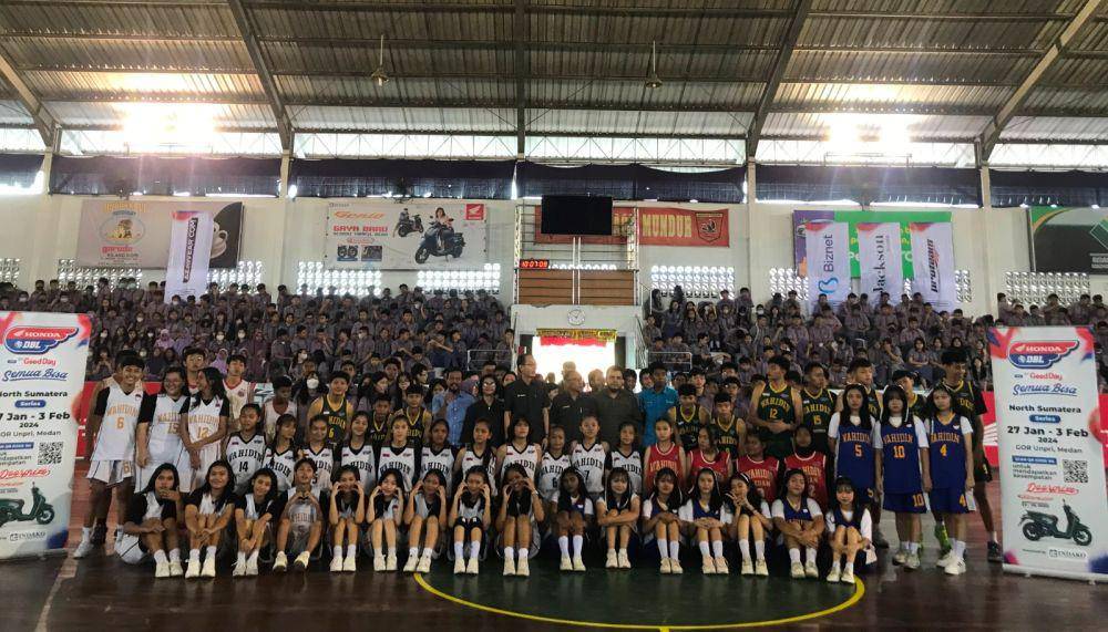 Road Show Honda DBL 2024 North Sumatera Series di SMA Dr. Wahidin Sudirohusodo Medan (Dok. IDN Times)