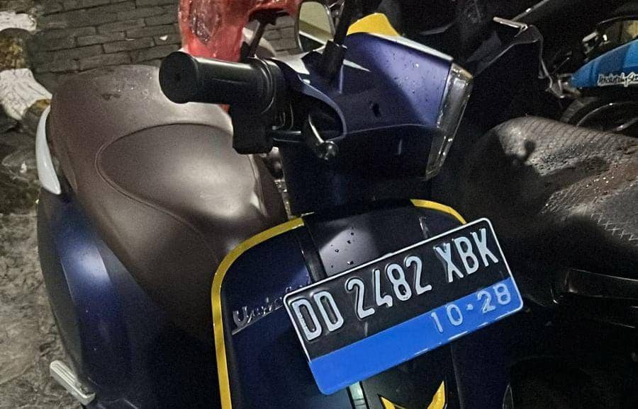 Barang bukti motor yang digadai Risaldi/Istimewa