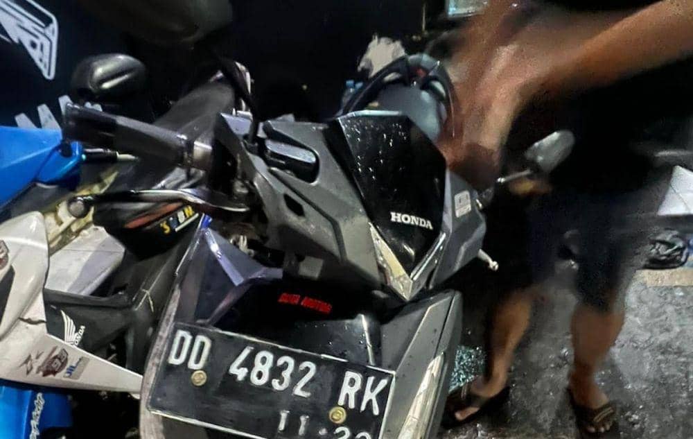 Barang bukti motor yang digadai Risaldi/Istimewa
