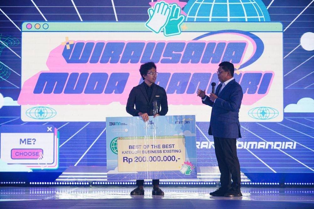 Bank Mandiri kembali menggelar kompetisi wirausaha terbesar di Indonesia, Wirausaha Muda Mandiri (WMM) 2023, yang berhasil mencetak kampiun baru dari berbagai bidang usaha. (Dok. Bank Mandiri)