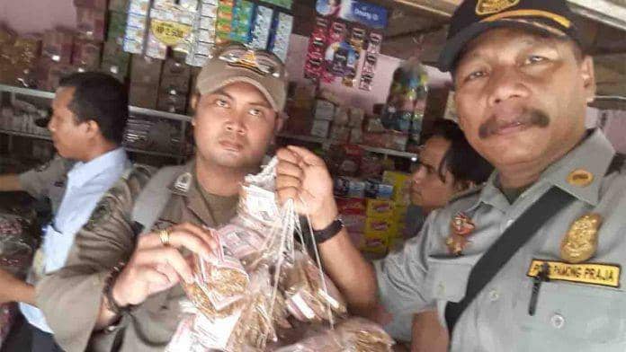 Tembakau iris tanpa cukai. (dok. Satpol PP NTB)