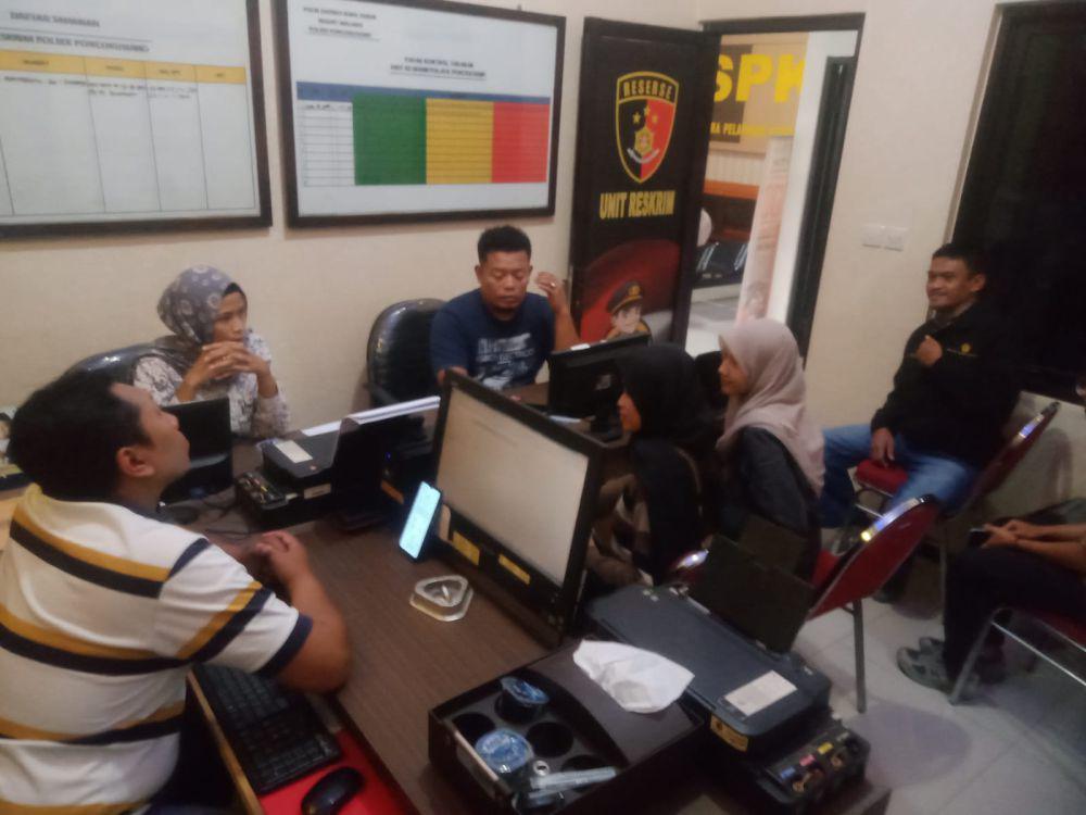Mahasiswa KKN di Malang yang hampir jadi korban pembegalan. (Dok. Humas Polres Malang)