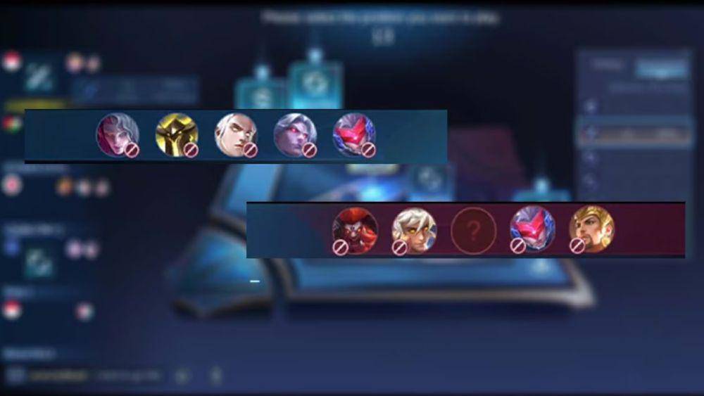 Ilustrasi sistem ban 10 hero terbaru. (dok. Moonton/Mobile Legends)
