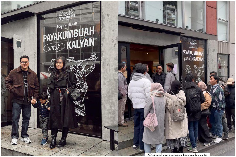 10 Potret Grand Opening Payakumbuah Arief Muhammad di Jepang, Ramai!
