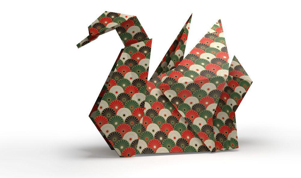 ilustrasi origami angsa (pixabay.com/ennelise)