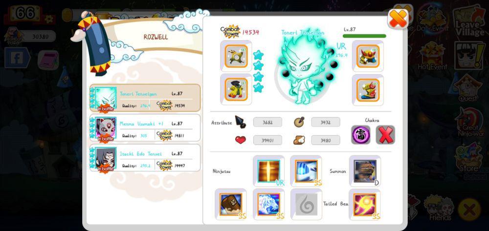 5 Hero UR Terkuat di Ninja Heroes New Era Selain Ten Tails Madara