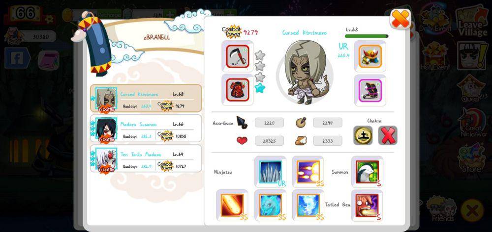 Cursed Kimimaro (dok. ninjaheroesnewera/Ninja Heroes New Era)