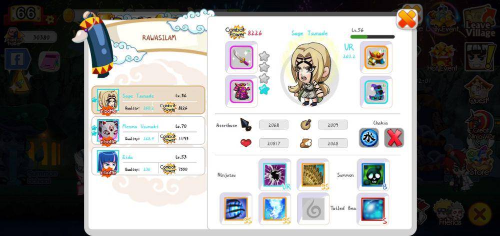 Sage Tsunade (dok. ninjaheroesnewera/Ninja Heroes New Era)