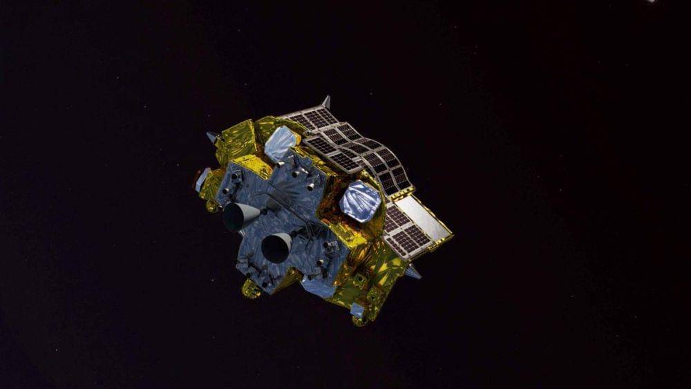 Wahana antariksa SLIM milik Jepang (Twitter.com/小型月着陸実証機SLIM)