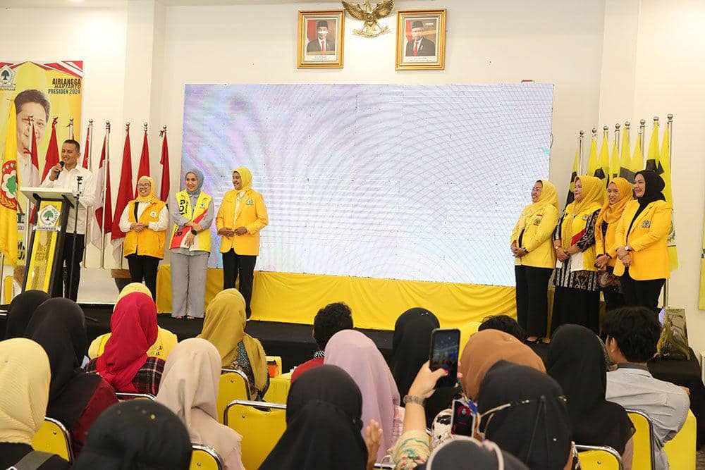 Ijeck menghadiri acara Dialog Interaktif Menguntai Kata Dalam Media Sosial di Balik Undang-Undang ITE di Kantor DPD Partai Golkar Sumut, Jumat (19/1/2024). (Dok. IDN Times)