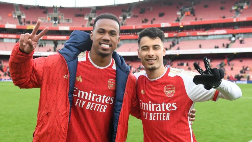 Performa Trio Gabriel di Pertandingan Arsenal vs. Crystal Palace