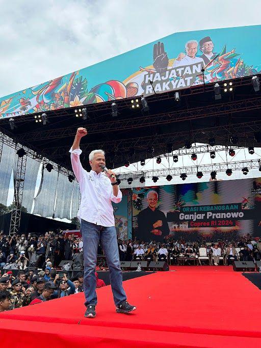 Ganjar di 'Hajatan Rakyat': Mari Jaga Pemilu Jujur dan Adil