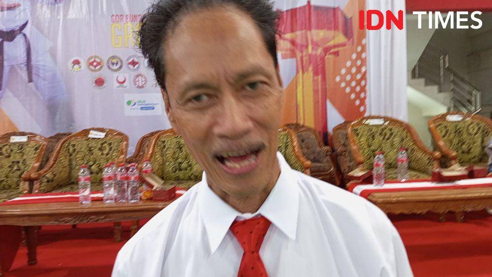 Donald SL. Kolopinta, Plt. Ketua Dewan wasit PB Forki menyebut human eror dalam olahraga tak terukur itu selalu ada, Minggu (21/1/2024.(IDN Times/Cokie Sutrisno).