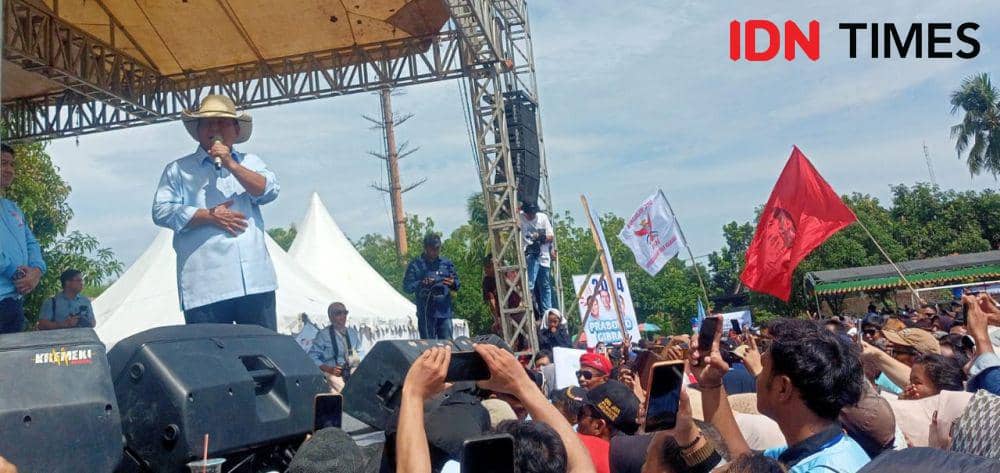Kampanye di Majalengka, Prabowo Ajak Maruarar Sirait Masuk TKN
