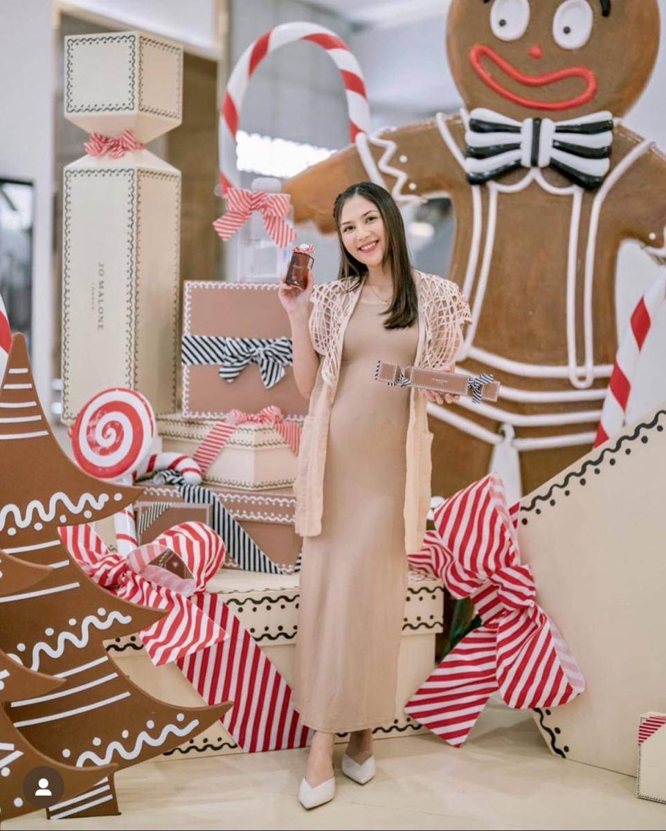 outfit bumil ala Jessica Mila (instagram.com/jscmila)