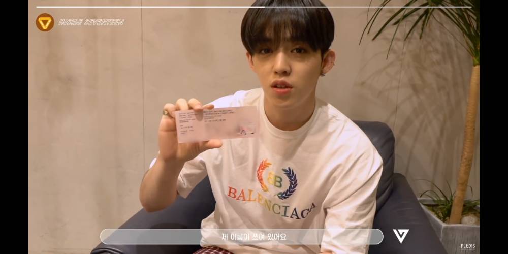 cuplikan S.Coups dalam konten INSIDE SEVENTEEN (youtube.com/ SEVENTEEN)