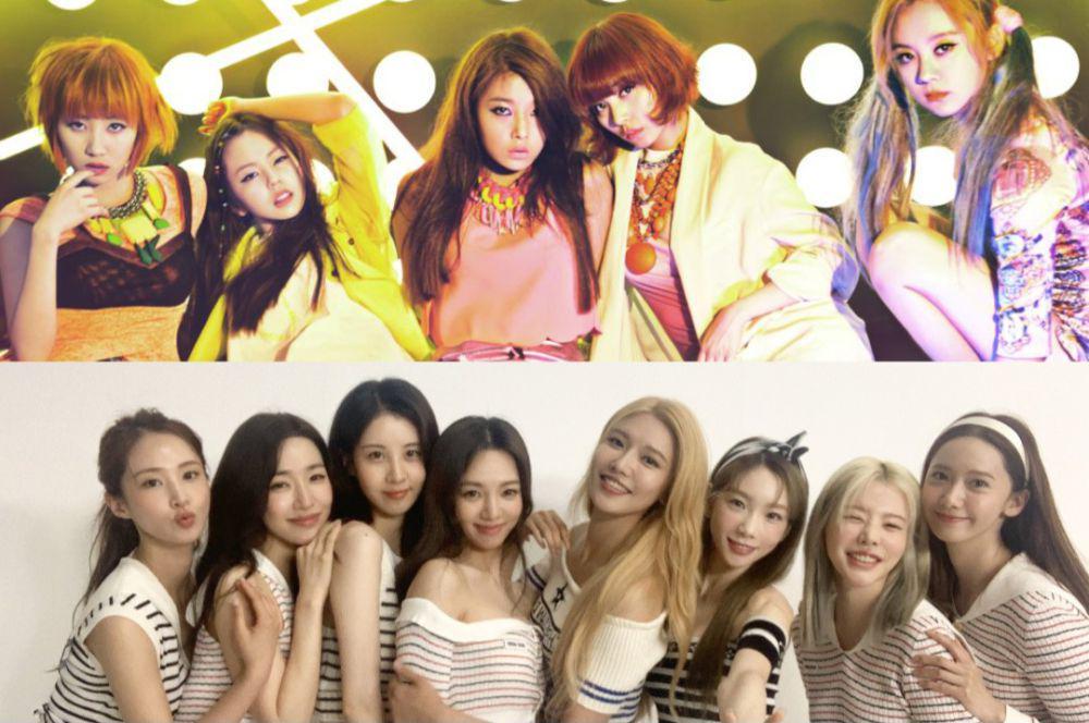 Wonder Girls dan SNSD (twitter.com/WonderGirls | twitter.com/GirlsGeneration)