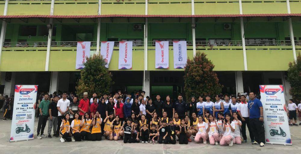 Road Show Honda DBL 2024 di SMA Ahmad Yani Binjai (Dok. IDN Times)