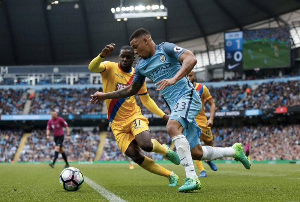 Crystal Palace melawan Manchester City di Premier League 2016/2017. (premierleague.com)