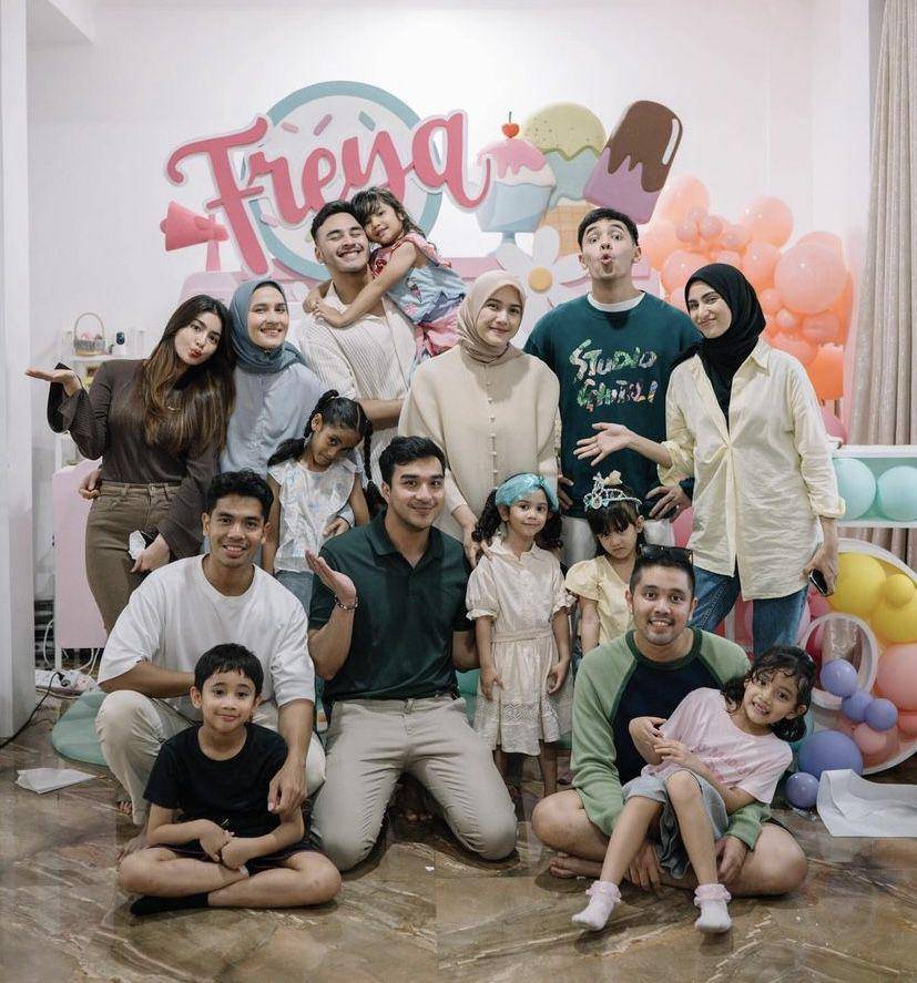 potret perayaan ultah ke-5 Freya anak Dwi Handa (instagram.com/annissanns)