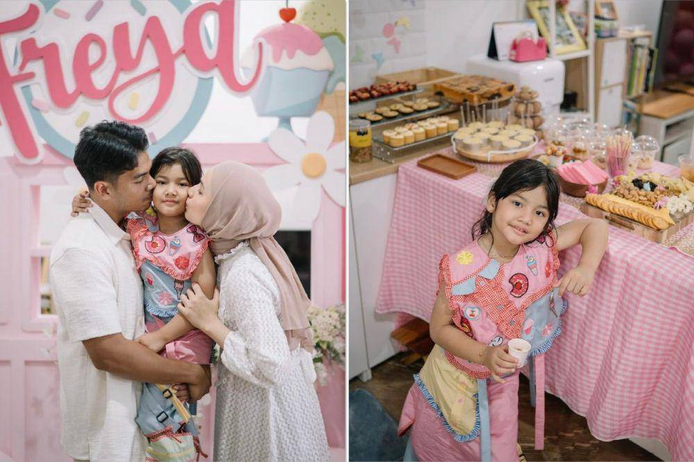 potret perayaan ultah ke-5 Freya anak Dwi Handa (instagram.com/dwihandaanda)
